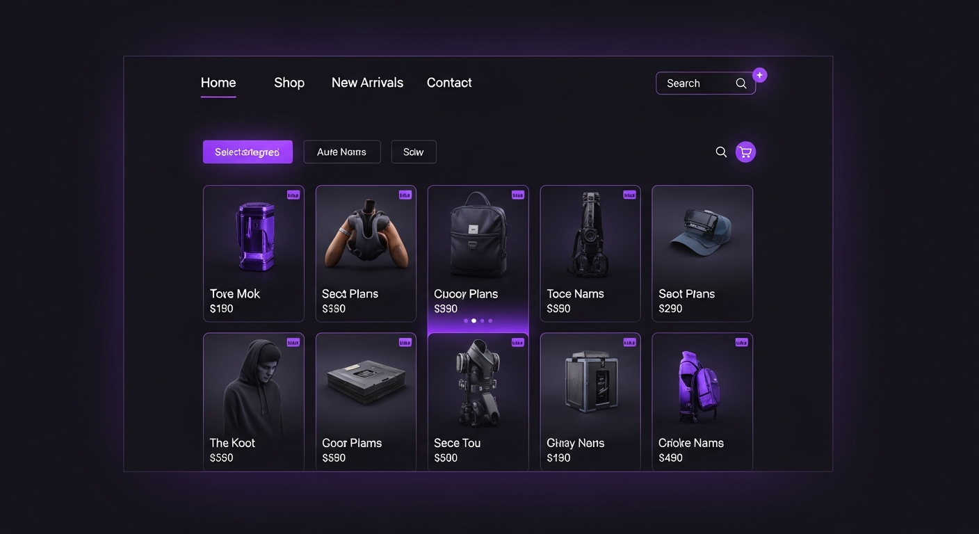 E-Commerce Landing Page
