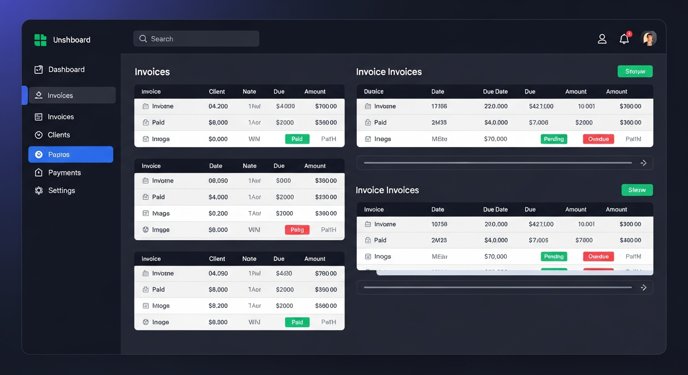 Billing Software UI